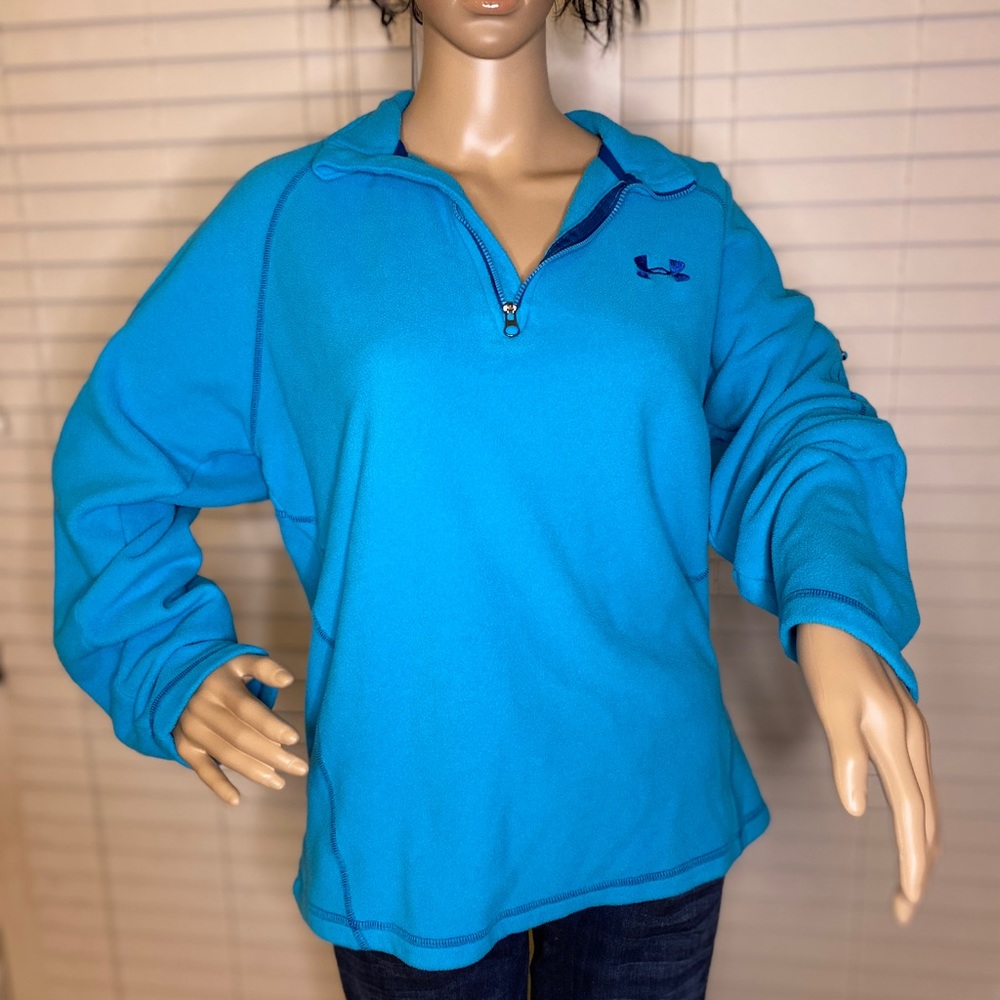Under Armour Fleece 1/4-zip Pullover Sz Medium VGC